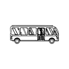 black and white bus drawing sketches for learning coloring and pamphlets