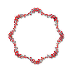 Frame, in the style of an ornament, Vector illustration eps 10, Art.	