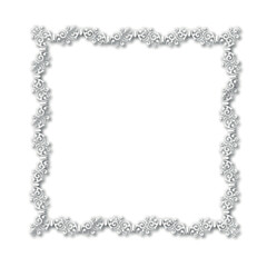 Frame, in the style of an ornament, Vector illustration eps 10, Art.	