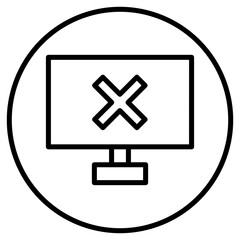 Obraz premium monitors icon