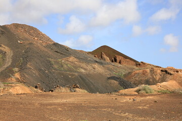 View on volcanes de Bayuyo to Fuerteventura
