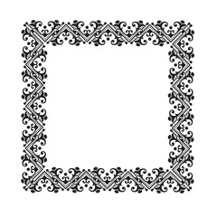 Frame, in the style of an ornament, Vector illustration eps 10, Art.	