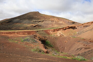 View on volcanes de Bayuyo to Fuerteventura
