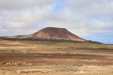 view on volcanes de Bayuyo to Fuerteventura
