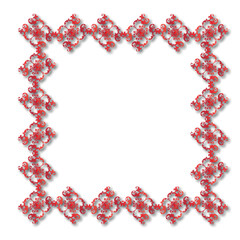 Obraz premium Frame, in the style of an ornament, Vector illustration eps 10, Art. 