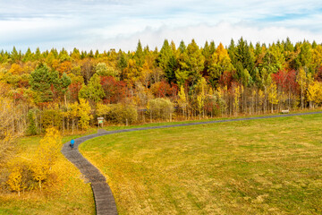 Herbstliche Erkundungstour durch die Rhön in der Nähe des Schwarzen Moors - Fladungen - Bayern