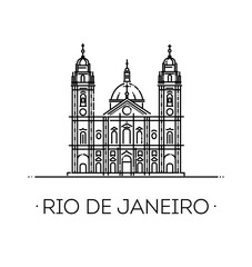 Candelaria Church in Rio de Janeiro, Brazil