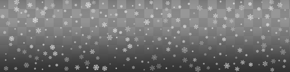 Silver Snow Vector Burgundy Panoramic Background.