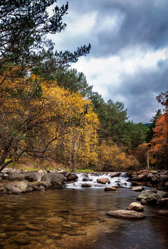 Awesome Colors of the Fall in Rascafr&iacute;a Madrid Spain