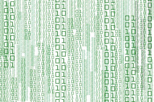 Binary code 0 1 science digital technology abstract background network analysis business development and management