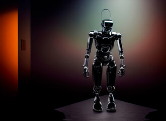 Robots. Futuristic interpretation Future 2025. Illustration. My collection.