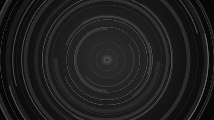 Circle black gray technology Hi-tech  dark background. Abstract graphic digital future concept design.