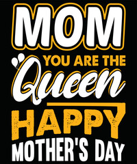 Mom day t-shirt design
