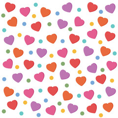 love concept , valentine day white background wallpaper vector joyful love group of heart for shopping online banner decoration for love concept , valentine day couple in love illustration pink heart.