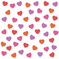 love concept , valentine day white background wallpaper vector joyful love group of heart for shopping online banner decoration for love concept , valentine day couple in love illustration pink heart.