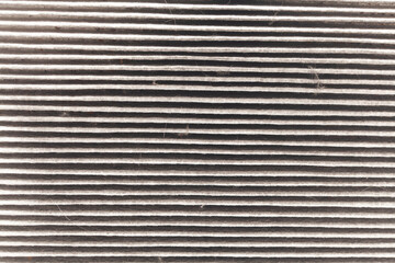 Fototapeta premium Cabin car carbon used filter isolated on white background