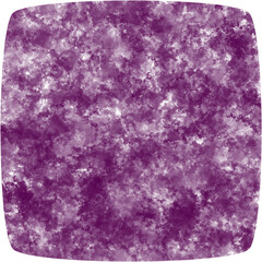 Purple watercolor rounded square 