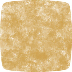 Brown watercolor rounded square 