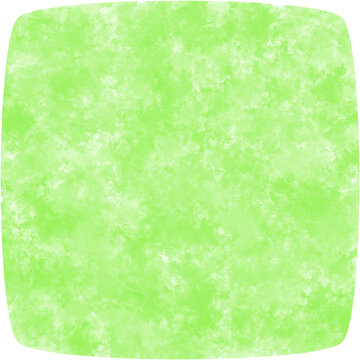 Green watercolor rounded square 