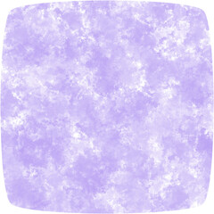 Naklejka na ściany i meble Violet watercolor rounded square 