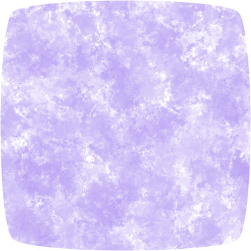 Violet watercolor rounded square 
