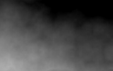 gray smoke on black background