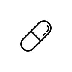 Pill icon vector logo design template