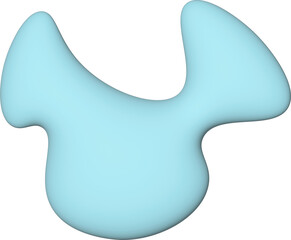 Abstract pastel shape 3d background. Decorative stone.	