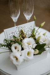 wedding glasses for wine and champagne