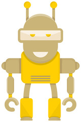 Fototapeta premium funny robot character avatar