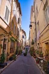 Marseille streetscape, France