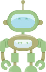 funny robot character avatar