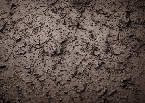 mud or soil wet texture