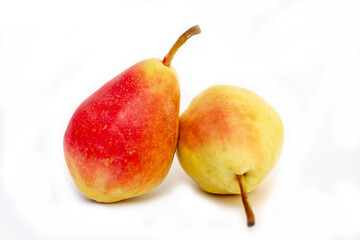 Pears on a plate
