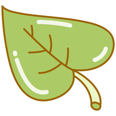 leaf doodle illustration