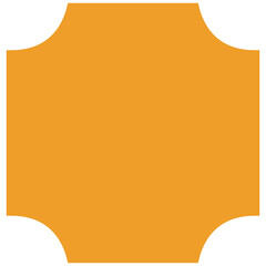 blank label and sticker illustration