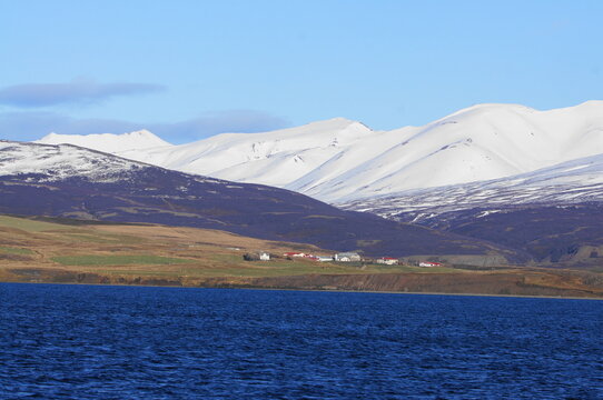 Hofdi near Akureyri on Eyjafjordur, Northern Iceland