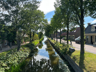 Canal in Alde Leie in Friesland