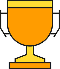 trophy award illustration