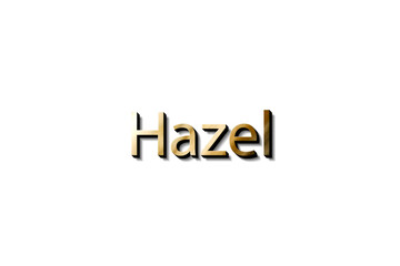 HAZEL 3D NAME