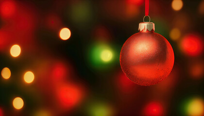 Fototapeta premium Chrismas background, ornaments and christmas tree, 3d render