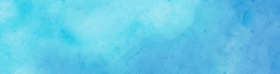 Abstract blue watercolor paint background. Vector illustration
