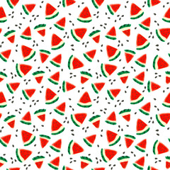 seamless pattern watermelon
