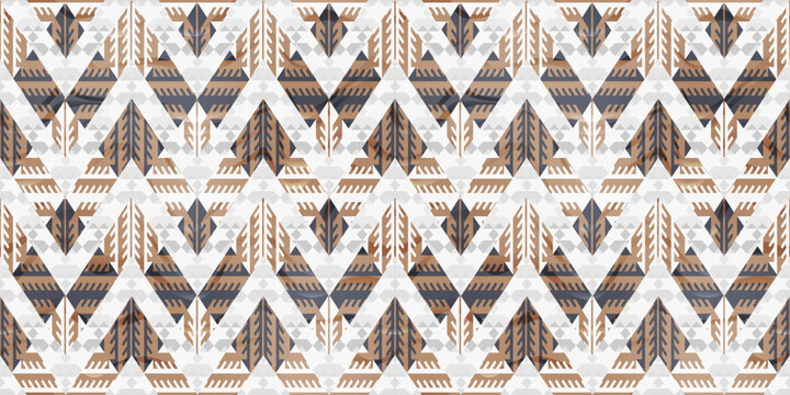 American traditional geometric pattern