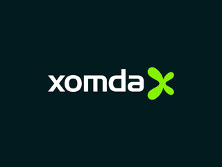 Abstract X letter mark logo concept