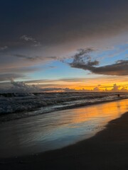 Fototapeta na wymiar Florida beach sunset 