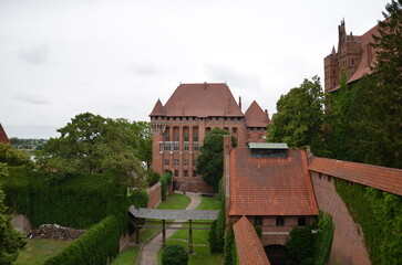 Fototapeta na wymiar Castle of the Teutonic Order in Malbork.