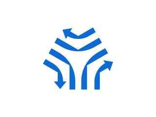 Advertising capital financial logo concept