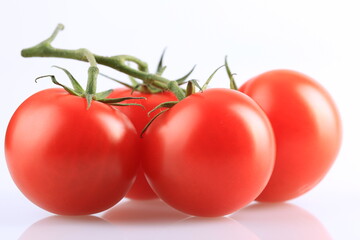 tomatoes isolated on white background