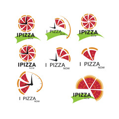 set of symbols pizza